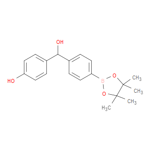 Benzenemethanol, α-(4-hydroxyphenyl)-4-(4,4,5,5-tetramethyl-1,3,2-dioxaborola...