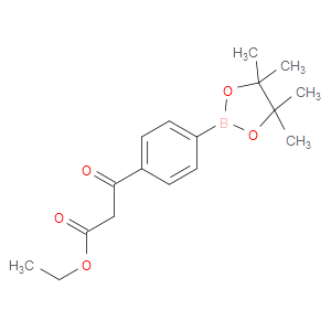Ethyl β-oxo-4-(4,4,5,5-tetramethyl-1,3,2-dioxaborolan-2-yl)benzenepropanoate