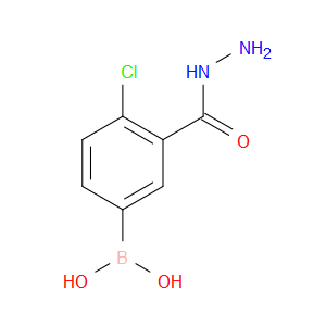 Benzoic acid, 5-borono-2-chloro-, 1-hydrazide