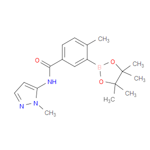 4-Methyl-N-(1-methyl-1H-pyrazol-5-yl)-3-(4,4,5,5-tetramethyl-1,3,2-dioxaborol...