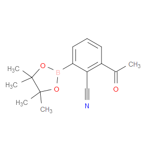 Benzonitrile, 2-acetyl-6-(4,4,5,5-tetramethyl-1,3,2-dioxaborolan-2-yl)-