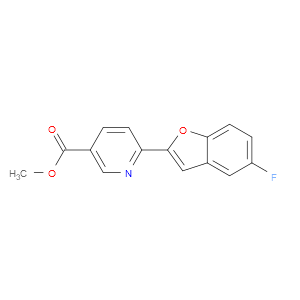 Methyl 6-(5-fluoro-2-benzofuranyl)-3-pyridinecarboxylate