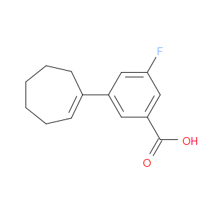 3-(1-Cyclohepten-1-yl)-5-fluorobenzoic acid