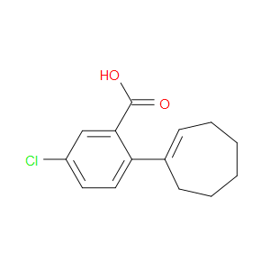 5-Chloro-2-(1-cyclohepten-1-yl)benzoic acid