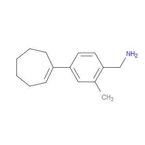 4-(1-Cyclohepten-1-yl)-2-methylbenzenemethanamine