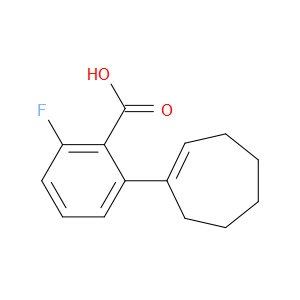 2-(1-Cyclohepten-1-yl)-6-fluorobenzoic acid