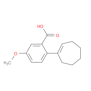 2-(1-Cyclohepten-1-yl)-5-methoxybenzoic acid