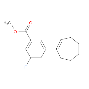 Methyl 3-(1-cyclohepten-1-yl)-5-fluorobenzoate