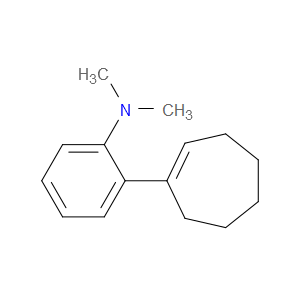 2-(1-Cyclohepten-1-yl)-N,N-dimethylbenzenamine