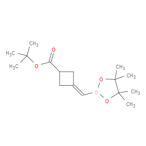 tert-butyl 3-((4,4,5,5-tetramethyl-1,3,2-dioxaborolan-2-yl)methylene)cyclobutanecarboxylate