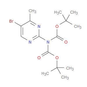 tert-butyl (5-bromo-4-methylpyrimidin-2-yl)(tert-butoxycarbonyl)carbamate