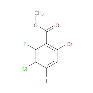 methyl 6-bromo-3-chloro-2-fluoro-4-iodobenzoate