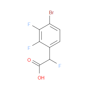 4-Bromo-α,2,3-trifluorobenzeneacetic acid