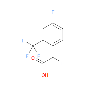 α,4-Difluoro-2-(trifluoromethyl)benzeneacetic acid