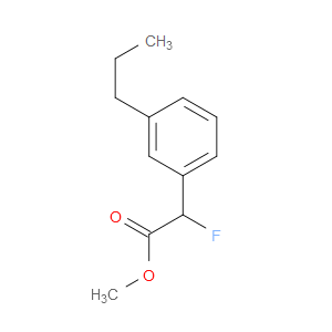 Methyl α-fluoro-3-propylbenzeneacetate