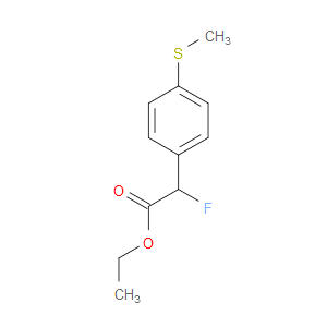 Ethyl α-fluoro-4-(methylthio)benzeneacetate