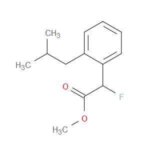 Methyl α-fluoro-2-(2-methylpropyl)benzeneacetate