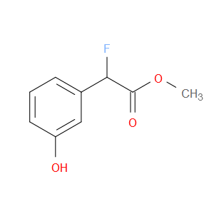 Methyl α-fluoro-3-hydroxybenzeneacetate