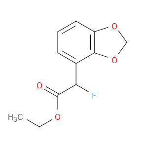 Ethyl α-fluoro-1,3-benzodioxole-4-acetate