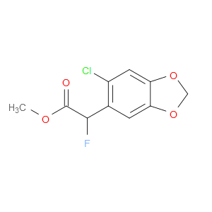 Methyl 6-chloro-α-fluoro-1,3-benzodioxole-5-acetate