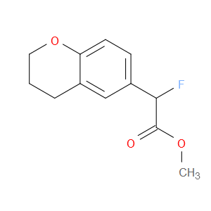 Methyl α-fluoro-3,4-dihydro-2H-1-benzopyran-6-acetate