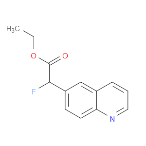 Ethyl α-fluoro-6-quinolineacetate