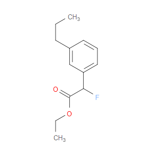 Ethyl α-fluoro-3-propylbenzeneacetate