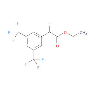 Ethyl α-fluoro-3,5-bis(trifluoromethyl)benzeneacetate
