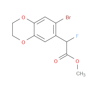 Methyl 7-bromo-α-fluoro-2,3-dihydro-1,4-benzodioxin-6-acetate