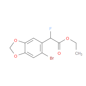 Ethyl 6-bromo-α-fluoro-1,3-benzodioxole-5-acetate