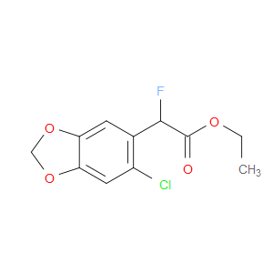 Ethyl 6-chloro-α-fluoro-1,3-benzodioxole-5-acetate