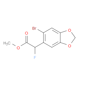 Methyl 6-bromo-α-fluoro-1,3-benzodioxole-5-acetate