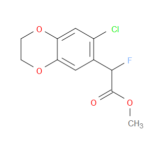 Methyl 7-chloro-α-fluoro-2,3-dihydro-1,4-benzodioxin-6-acetate