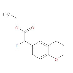 Ethyl α-fluoro-3,4-dihydro-2H-1-benzopyran-6-acetate