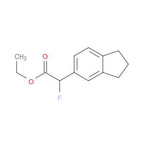 Ethyl α-fluoro-2,3-dihydro-1H-indene-5-acetate