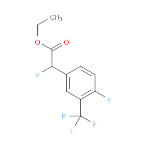 Ethyl α,4-difluoro-3-(trifluoromethyl)benzeneacetate