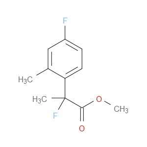 Methyl α,4-difluoro-α,2-dimethylbenzeneacetate