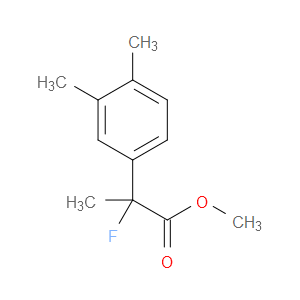 Methyl α-fluoro-α,3,4-trimethylbenzeneacetate