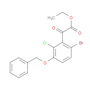 ethyl 2-(3-(benzyloxy)-6-bromo-2-chlorophenyl)-2-oxoacetate