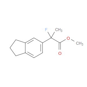 Methyl α-fluoro-2,3-dihydro-α-methyl-1H-indene-5-acetate