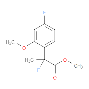 Methyl α,4-difluoro-2-methoxy-α-methylbenzeneacetate