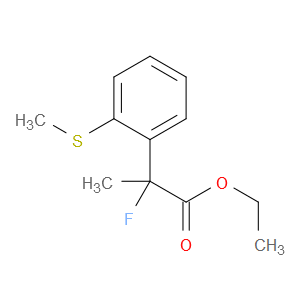 Ethyl α-fluoro-α-methyl-2-(methylthio)benzeneacetate