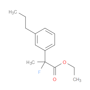 Ethyl α-fluoro-α-methyl-3-propylbenzeneacetate