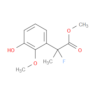 Methyl α-fluoro-3-hydroxy-2-methoxy-α-methylbenzeneacetate
