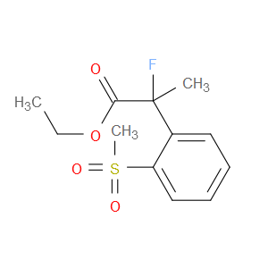 Ethyl α-fluoro-α-methyl-2-(methylsulfonyl)benzeneacetate