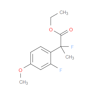 Ethyl α,2-difluoro-4-methoxy-α-methylbenzeneacetate