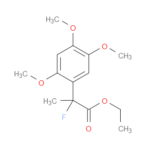 Ethyl α-fluoro-2,4,5-trimethoxy-α-methylbenzeneacetate