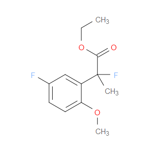 Ethyl α,5-difluoro-2-methoxy-α-methylbenzeneacetate