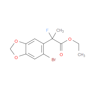 Ethyl 6-bromo-α-fluoro-α-methyl-1,3-benzodioxole-5-acetate