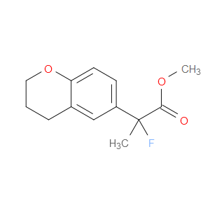 Methyl α-fluoro-3,4-dihydro-α-methyl-2H-1-benzopyran-6-acetate